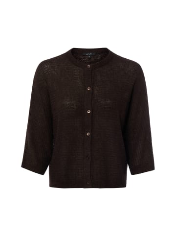 OPUS Strickjacke Daris in schoko - 0001