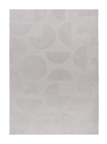 Kayoom Kayoom Neu 2026 Wohnzimmer Kurzflor Teppich Niburi 125 silber in silber