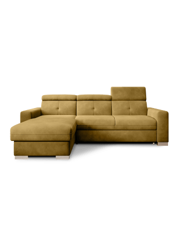 MF Design Falcon Recamiere Links in Senfgelb -  (L) 248 x (B) 248 x (H) 95 cm