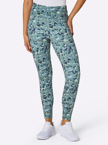 WITT WEIDEN Funktions-Leggings in pistazie-gemustert