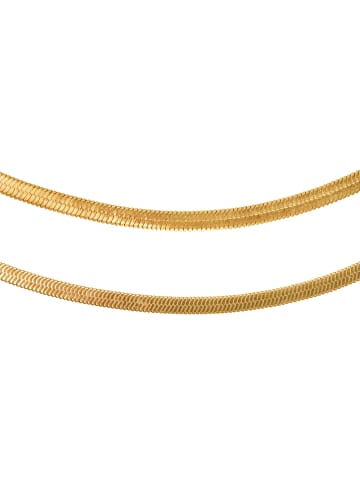 Steel_Art Schmuckset Frauen mit Armband und Halskette Set Luxor goldfarben in goldfarben