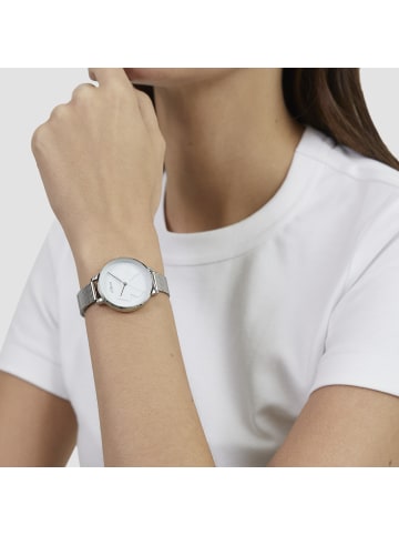 s.Oliver Armbanduhr Lovely Time in silber