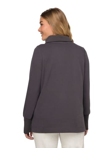 LAURASØN Sweatjacke in dunkelgrau