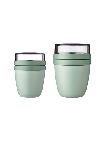 Mepal 2er Set Lunchpot mini + regular Ellipse in Nordic Sage