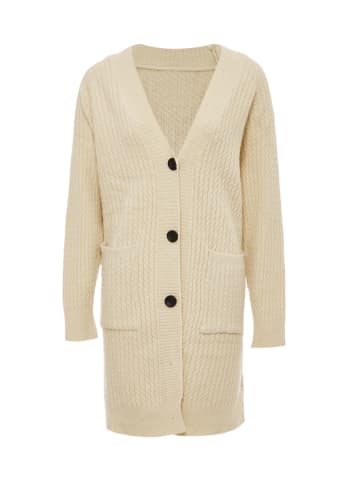RISA Damen Strickjacke in Beige