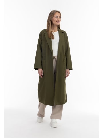 RISA Trenchcoat Mit Taillengürtel in Oliv