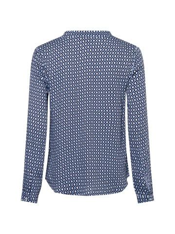 More & More Bluse in hellblau weiß