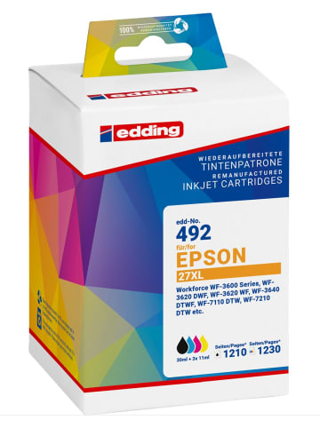edding Druckerpatrone ersetzt Epson T27XL Multipack
