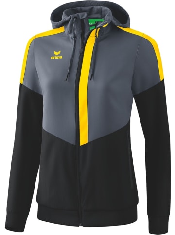 erima Trainingsjacke "Squad Tracktop Jacke Mit Kapuze" in Grau