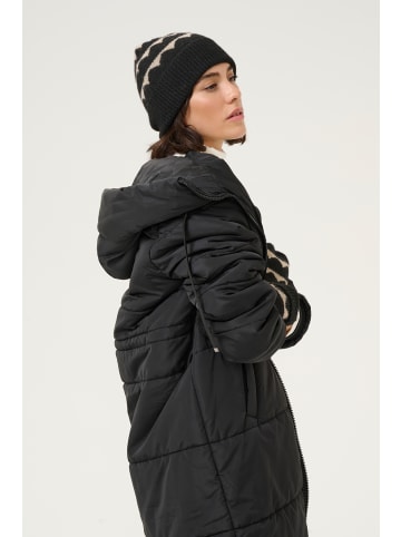 Kaffe Kapuze KAdottie Regular fit in Black/Feather Grey Knit