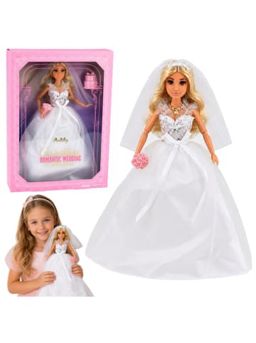 Wisam Anlily-Puppe im Pailletten-Hochzeitskleid, Brautschleier