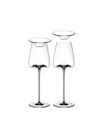 ZIEHER 2er Set Weingläser + Deckel Vision Fresh 340 ml in transparent
