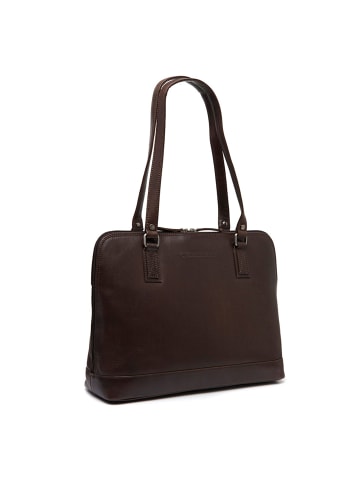 The Chesterfield Brand Selvino Schultertasche Leder 37 cm in brown