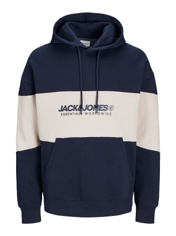 JACK & JONES PLUS Kapuzenpullover in Navy Blazer
