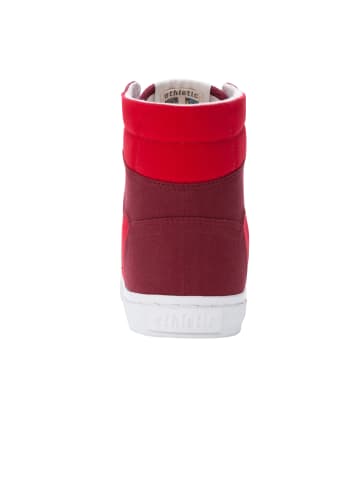 ethletic Canvas Sneaker Hiro II in cranberry red