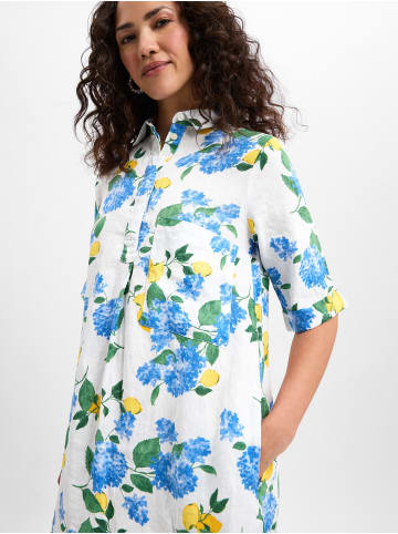 Marie Lund Kleid in blau gelb - 0043