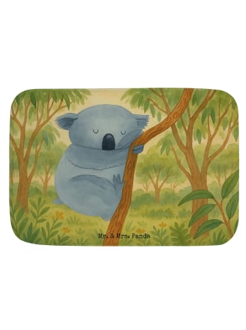 Mr. & Mrs. Panda Badematte Koalabär Design ohne Spruch in Weiß