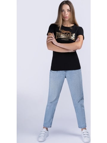 Lonsdale Shirt "Bantry" in Schwarz