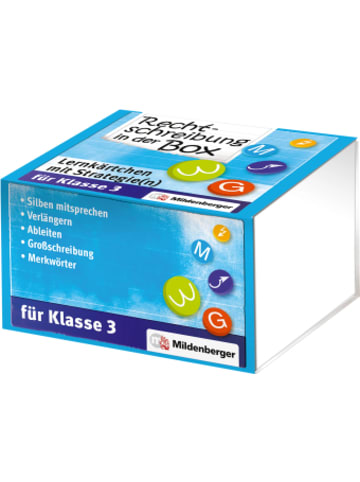 Mildenberger Nonbook - Rechtschreibung in der Box - Lernkärtchen mit Strategie(n) Klass