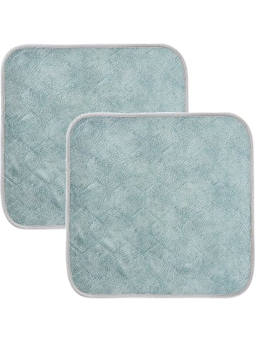 Erwin Müller Inkontinenz Sitzauflage 2er-Pack in grau/blau