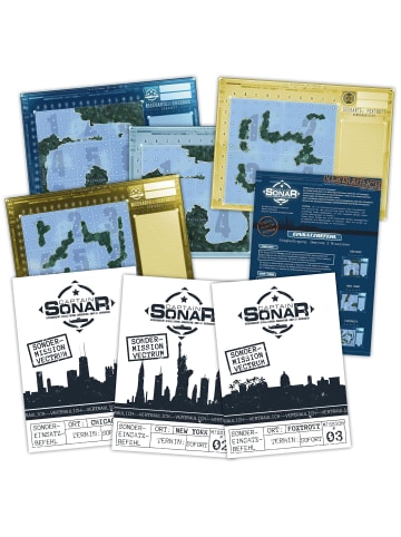 Pegasus Spiele Captain Sonar: Mission Vectrum [Mini-Erweiterung]