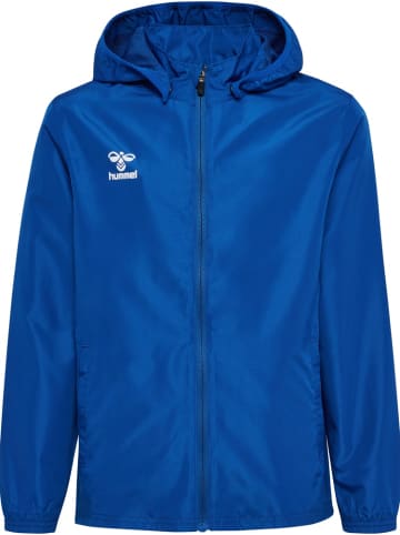 Hummel Kinder Trainingsjacke "Hmlessential Aw Jacket Kids" in Blau