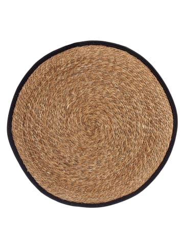 GIFTDECOR Geflochtener Teppich in beige