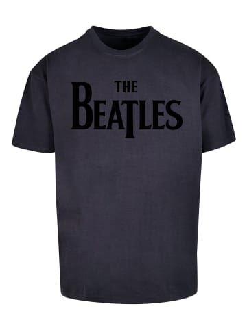 F4NT4STIC T-Shirt The Beatles Band Drop T Logo Black in marineblau