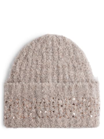 Marie Lund Mütze in beige - 0001