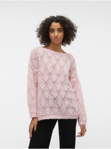 Vero Moda Strickpullover in Rose Shadow