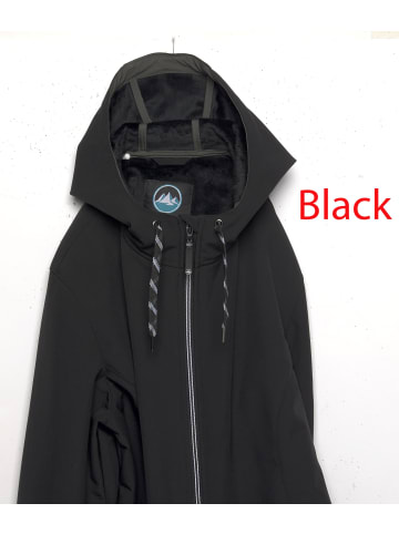 Polarino Softshelljacke in schwarz