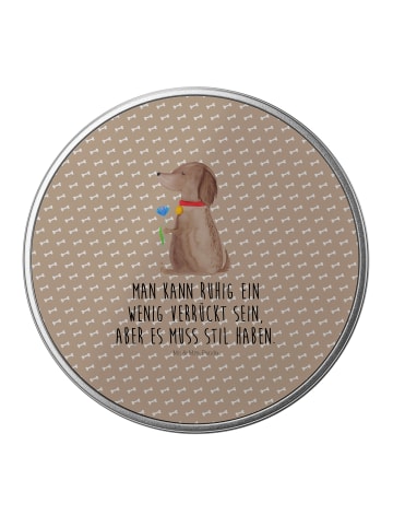 Mr. & Mrs. Panda Kaffeedose Hund Blume mit Spruch in Hundeglück
