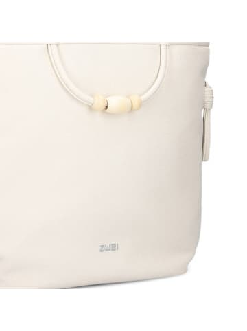 Zwei Perla Schultertasche 34 cm in off white