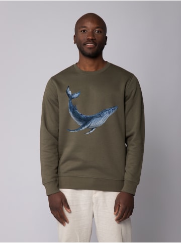 wat? Apparel Sweatshirt Wal in Khaki