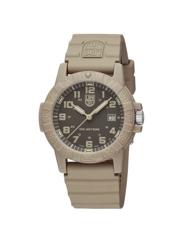 Luminox Outdoor-Herrenuhr Quarz Leatherback Sea Turtle Sandfarben Braun