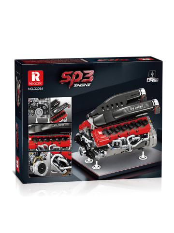 Reobrix Klocki Silnik SP3 Klemmbaustein Set 1240 Teile