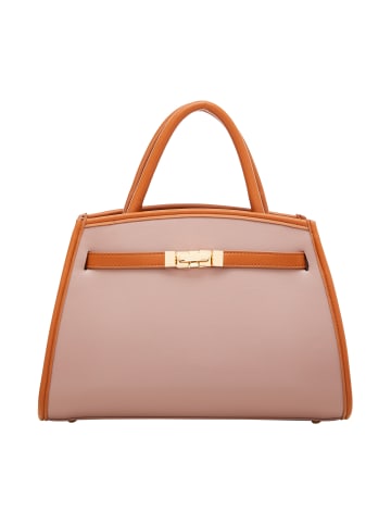 Usha Damen Handtasche in Dunkelbeige