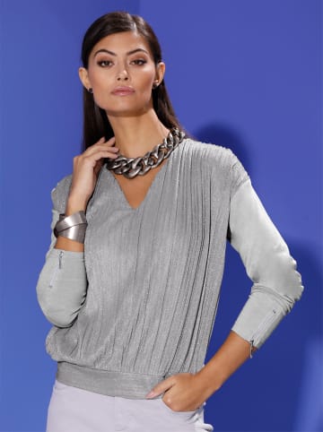 creation L V-Shirt in steingrau