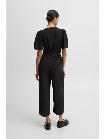 ICHI Jumpsuit IHGITTY JS3 - 20118386  Jumpsuit mit V-Ausschnitt in schwarz