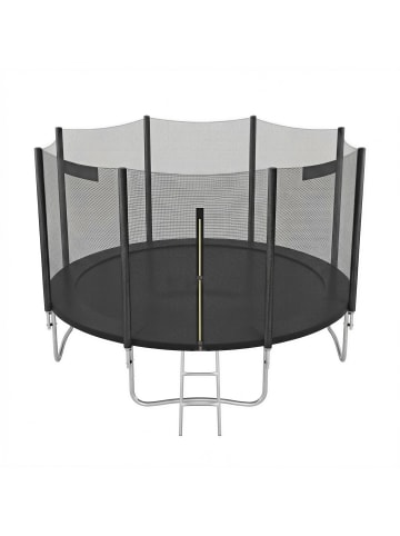 SONGMICS Gartentrampolin Saul in Schwarz - (H)270 x Ø366 cm