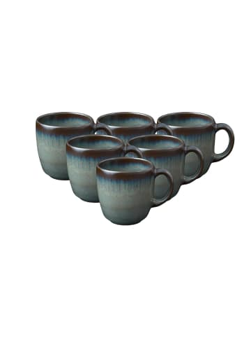 like. by Villeroy & Boch 6er Set Kaffeetassen Lave 190 ml in Gris