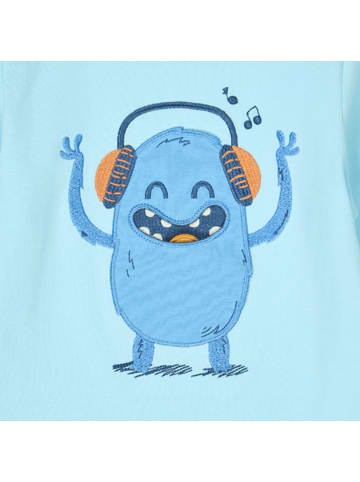 Fred´s World by GREEN COTTON Langarmshirt 1512111400 in hellblau