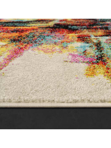 KADIMA DESIGN Teppich Kurzflor Abstrakt Wohnzimmer in Mehrfarbig