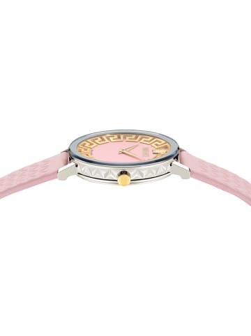 Versace Analoguhr für Damen in Rosa