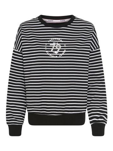 Kangaroos Sweatshirt in schwarz-weiß