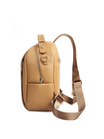 C‘iel Cityrucksack Sage in kastanienbraun