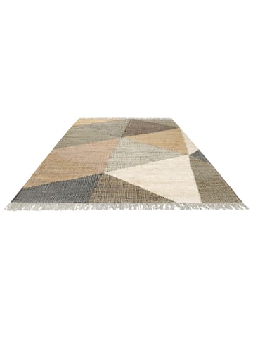 Green Looop Kelim Teppich Vincent in Sand-Taupe
