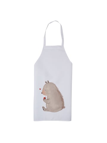 Mr. & Mrs. Panda Latzschürze Bär Marienkäfer ohne Spruch in Weiß
