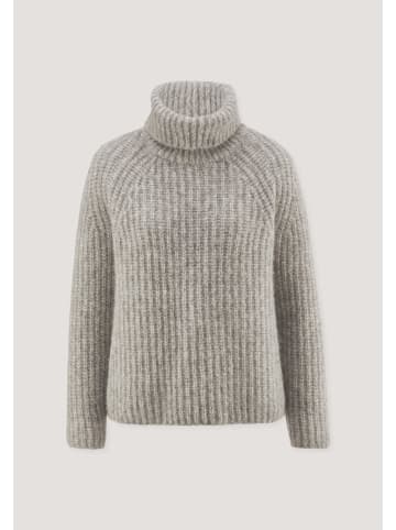 Hessnatur Hessnatur Rollkragenpullover Relaxed aus Alpaka mit Bio-Baumwolle in naturgrau
