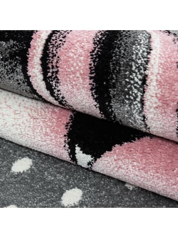 KADIMA DESIGN Kinderteppich Waschbar Einhorn TASNA Strapazierfähig OEKO-TEX